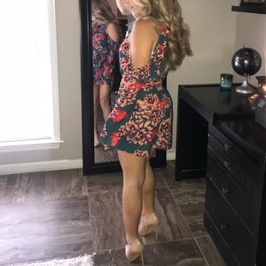 Cold shoulder romper